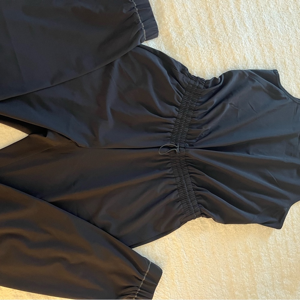 Athleta Black Jogger Jumpsuit